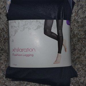 Women's Moto Hosiery leggings - Xhilaration  Black